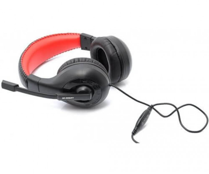 Наушники Gemix HP-802MV Black, 2 x Mini jack (3.5 мм), накладные, кабель 2.4 м